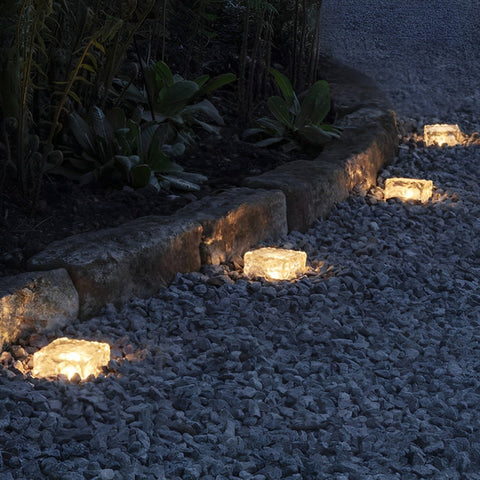 Square Solar Lamp | Automatic Daytime Charging | LED Outdoor Light