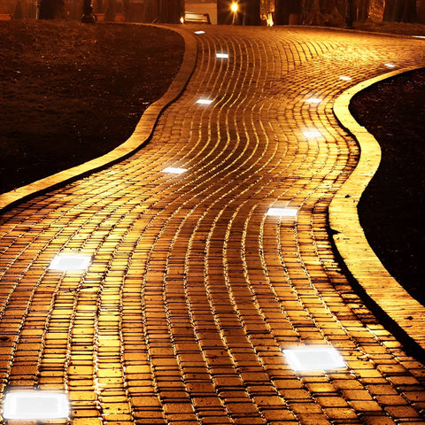 Square Solar Lamp | Automatic Daytime Charging | LED Outdoor Light