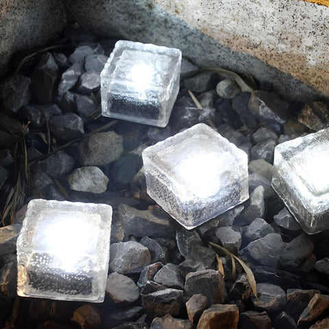 Square Solar Lamp | Automatic Daytime Charging | LED Outdoor Light