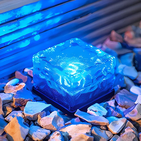 Square Solar Lamp | Automatic Daytime Charging | LED Outdoor Light