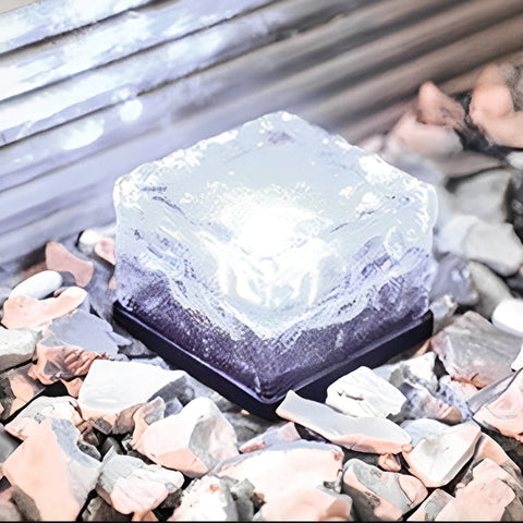 Square Solar Lamp | Automatic Daytime Charging | LED Outdoor Light
