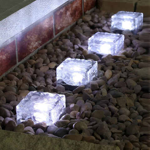 Square Solar Lamp | Automatic Daytime Charging | LED Outdoor Light
