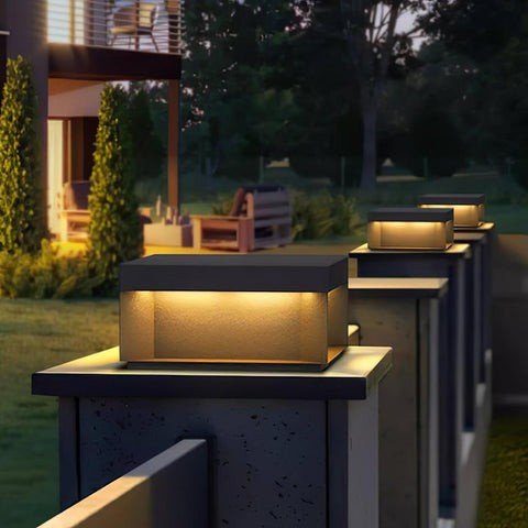 Outdoor Post Light With Solar Energy