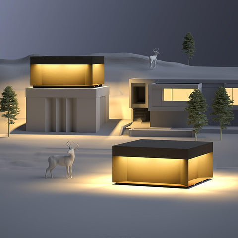 Outdoor Post Light With Solar Energy