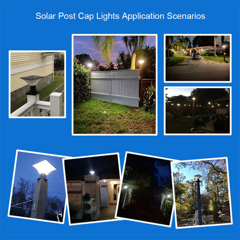 Solar Column Light | Waterproof | Durable Outdoor Illumination with 3 Color Options