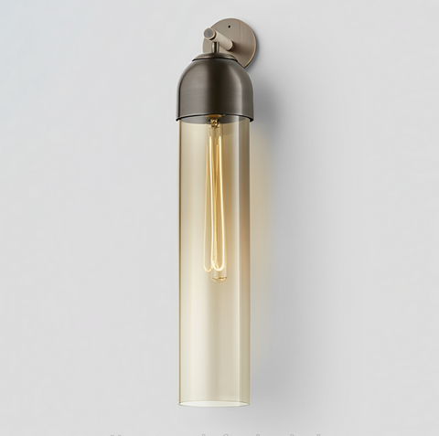 Kunstglazen wandlamp