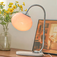 Marshmallow metalen glazen tafellamp