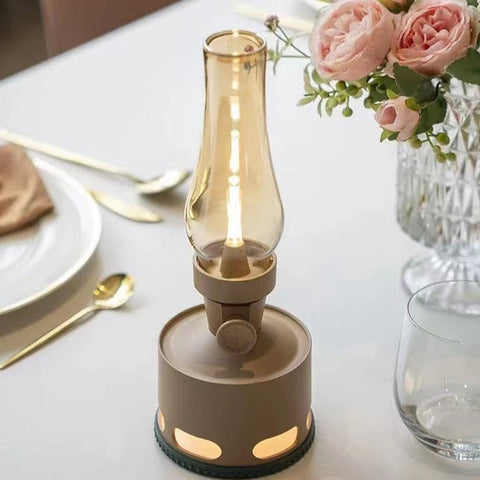 Vintage Led-lantaarn | USB-C oplaadbaar en nostalgische charme