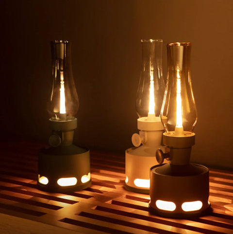 Vintage Led-lantaarn | USB-C oplaadbaar en nostalgische charme