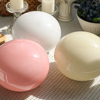 Marshmallow metalen glazen tafellamp