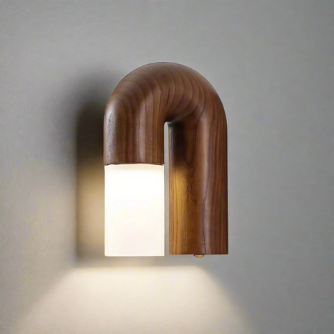 Arcus Wood Wall Lamp | Blend of Natural Beauty and Contemporary Style