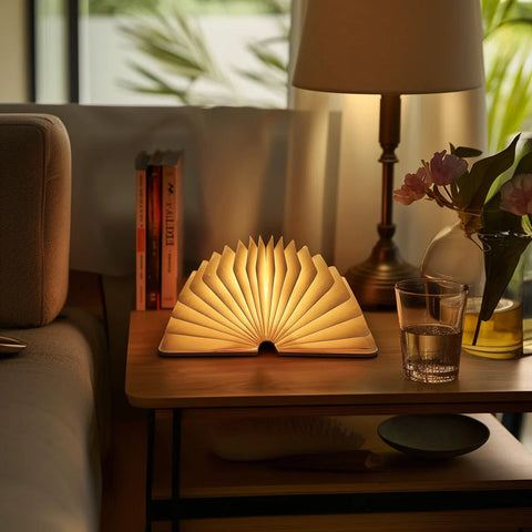Betoverde boeklamp | Speelse LED-lamp | Oplaadbaar, gezellig decor voor boekenliefhebbers