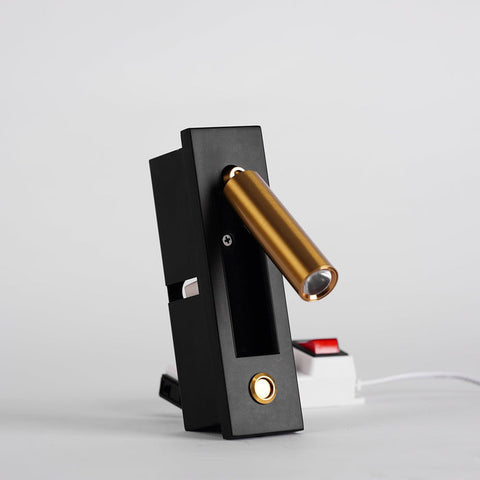Ingebouwde nachtkastje wandlamp
