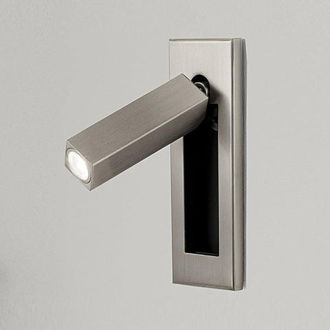 Ingebouwde nachtkastje wandlamp