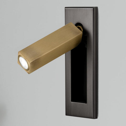 Ingebouwde nachtkastje wandlamp