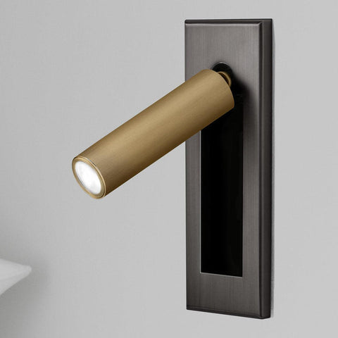 Ingebouwde nachtkastje wandlamp