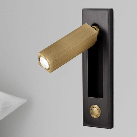 Ingebouwde nachtkastje wandlamp