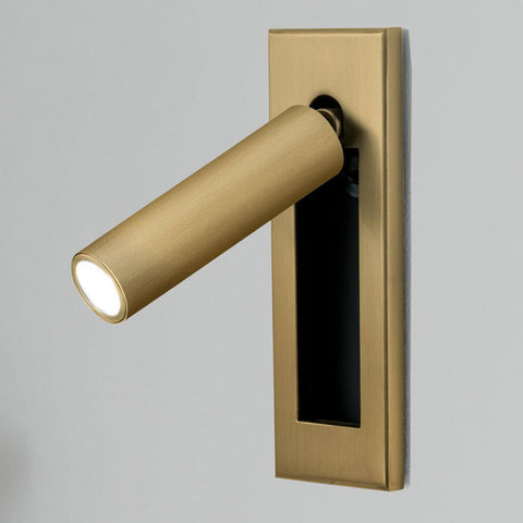Ingebouwde nachtkastje wandlamp