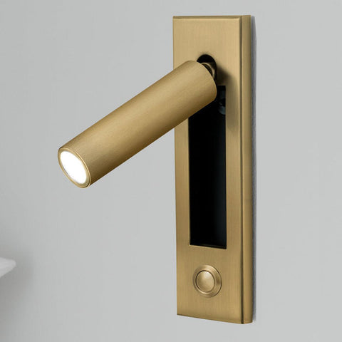 Ingebouwde nachtkastje wandlamp