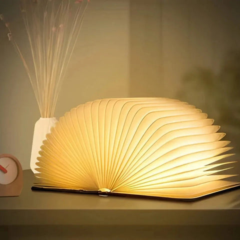 Betoverde boeklamp | Speelse LED-lamp | Oplaadbaar, gezellig decor voor boekenliefhebbers
