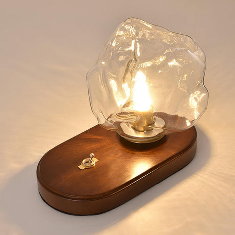 Tafellamp van ijssteenglas | Luxe LED-verlichting | Geavanceerd ontwerp voor woningdecoratie