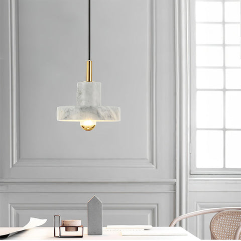 Marmeren Aura hanglamp | Elegant ontwerp geïnspireerd op de Taj Mahal | Verstelbare hoogte
