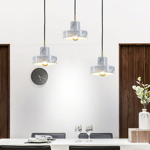 Marmeren Aura hanglamp | Elegant ontwerp geïnspireerd op de Taj Mahal | Verstelbare hoogte