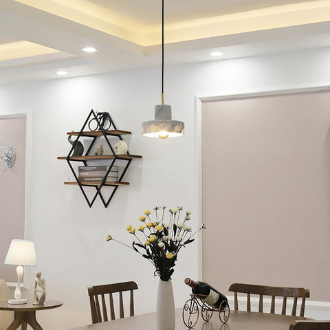 Marmeren Aura hanglamp | Elegant ontwerp geïnspireerd op de Taj Mahal | Verstelbare hoogte