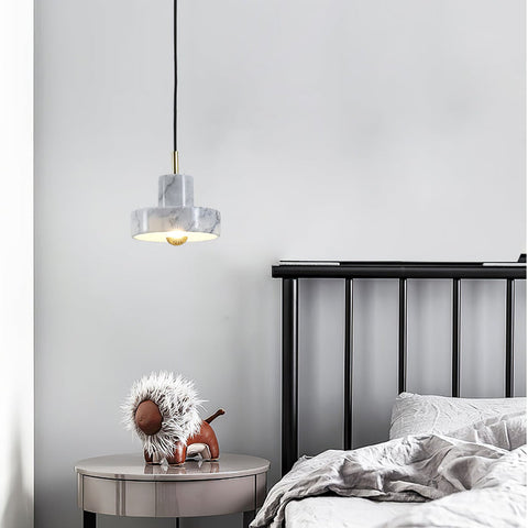 Marmeren Aura hanglamp | Elegant ontwerp geïnspireerd op de Taj Mahal | Verstelbare hoogte