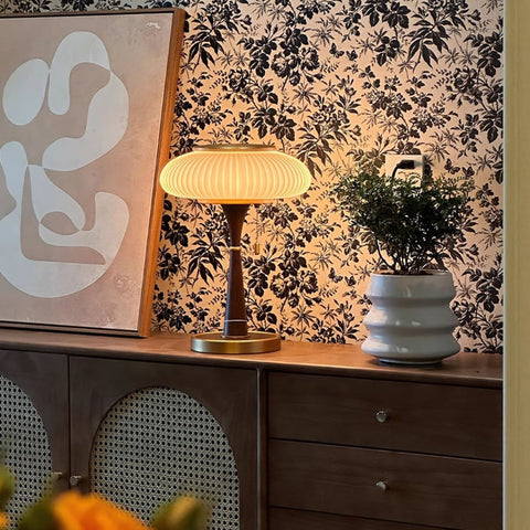 Matsutake Tafellamp | Organische elegantie geïnspireerd door de vorm van de natuur