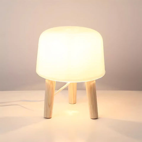 Melk tafellamp | Tijdloos design met verstelbare verlichting