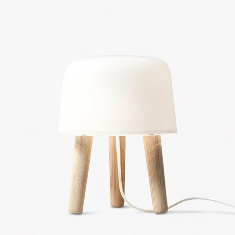 Melk tafellamp | Tijdloos design met verstelbare verlichting