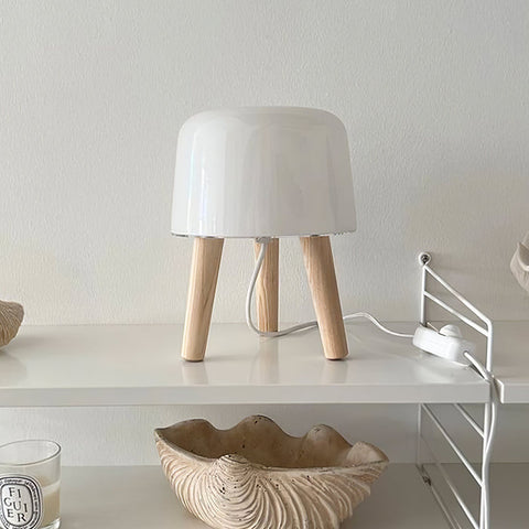 Melk tafellamp | Tijdloos design met verstelbare verlichting