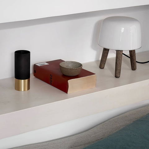 Melk tafellamp | Tijdloos design met verstelbare verlichting