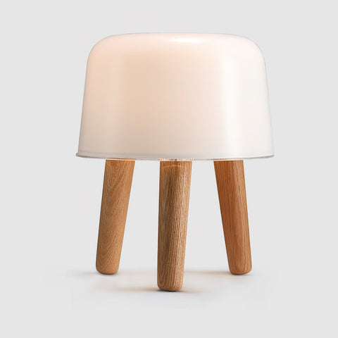 Melk tafellamp | Tijdloos design met verstelbare verlichting