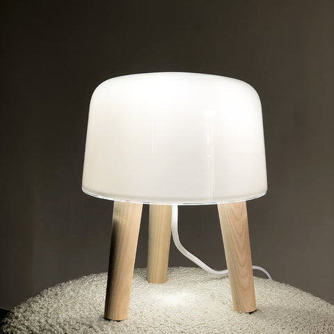 Melk tafellamp | Tijdloos design met verstelbare verlichting