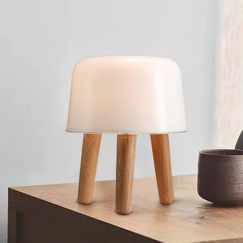 Melk tafellamp | Tijdloos design met verstelbare verlichting