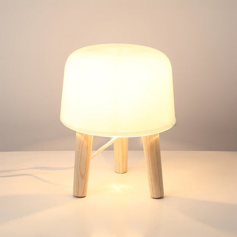 Melk tafellamp | Tijdloos design met verstelbare verlichting