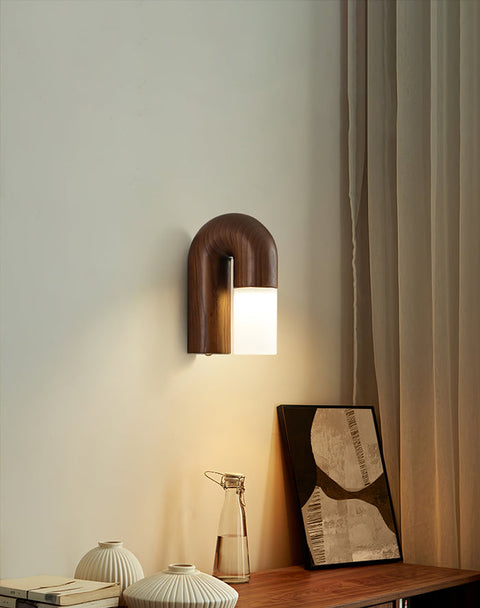 Arcus Wood Wall Lamp | Blend of Natural Beauty and Contemporary Style