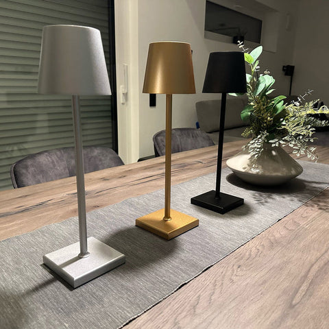 Snoerloze Nordiclight™ | LED-tafellamp | Elegante, oplaadbare en waterdichte sfeerverlichting