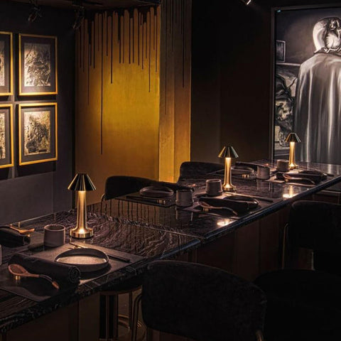 Luxe tafellamp voor cafés en restaurants | Dimbaar en energiezuinig