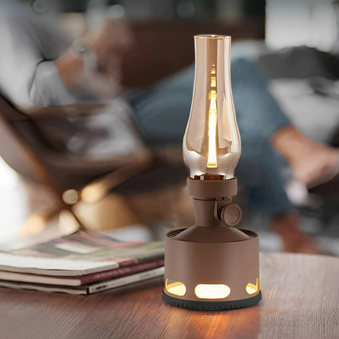 Vintage Led-lantaarn | USB-C oplaadbaar en nostalgische charme