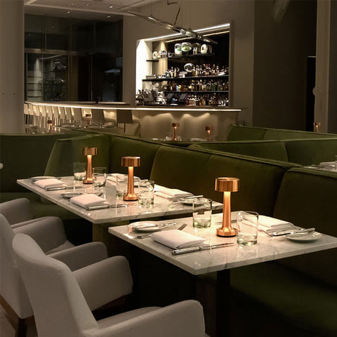 Luxe tafellamp voor cafés en restaurants | Dimbaar en energiezuinig