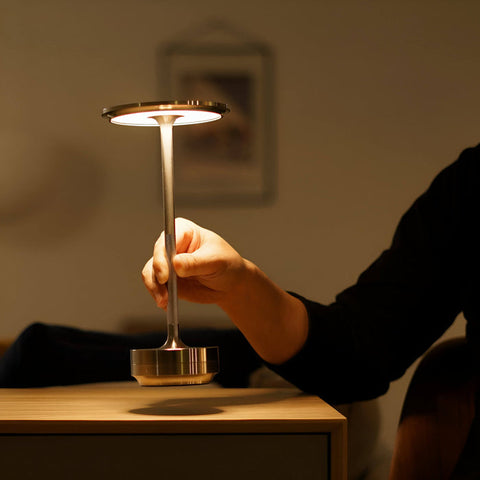 Draadloze AmbiGlow™ | LED-tafellamp | Oplaadbare aanraakbediening voor elegante sfeerverlichting