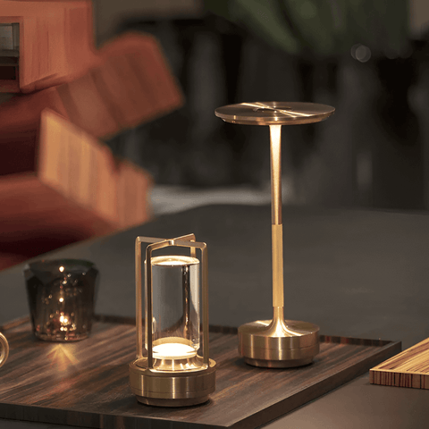 Draadloze AmbiGlow™ | LED-tafellamp | Oplaadbare aanraakbediening voor elegante sfeerverlichting