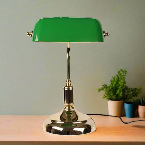 Europese stijl glazen tafellamp