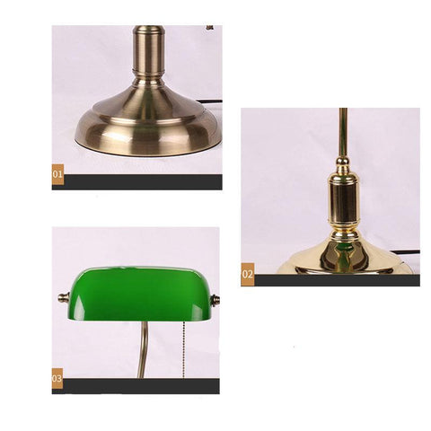 Europese stijl glazen tafellamp